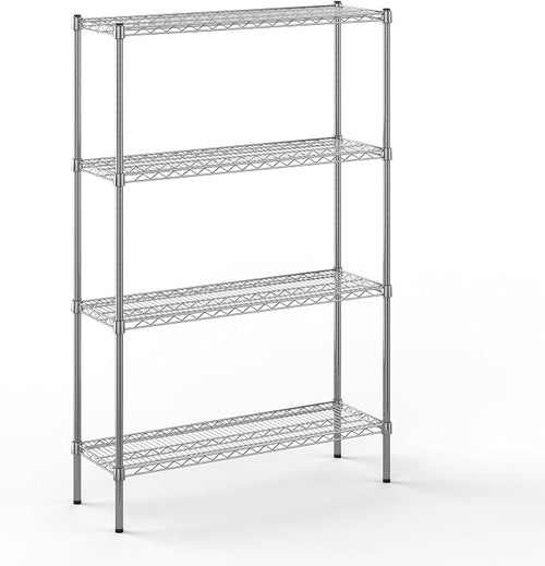 14" Deep x 42" Wide x 64" Height Wire Shelving Kit | 4-Tier | NSF Commercial by Regal+Altair