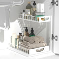 Under Sink Organizer with Pull-Out Drawers, Kitchen Sink Organizer, 2 Tier by Unknown