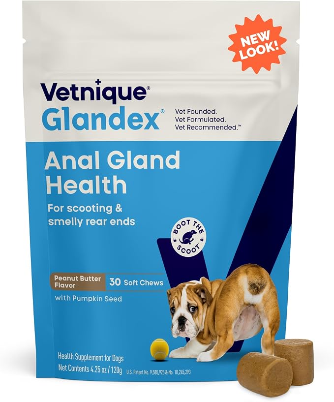 Vetnique Glandex Anal Gland Soft Chew Treats by VetniqueLabs