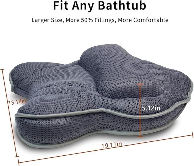 Extra Thick Large Bath Pillow - Image 3