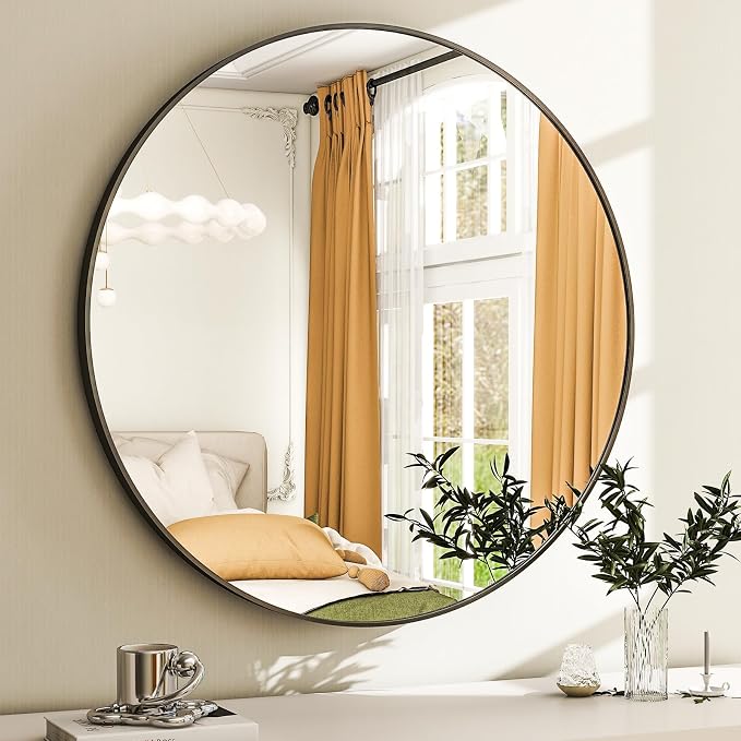 24 Inch Round Bathroom Mirror - Image 2