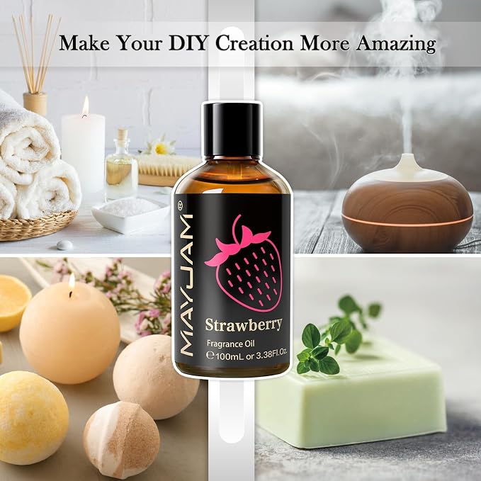 MAYJAM 100ML/3.38FL.OZ Strawberry Fragrance Oils - Image 5