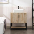 UEV Rustic Oak 30" Bathroom Vanity by YourHomeExcellentVendor