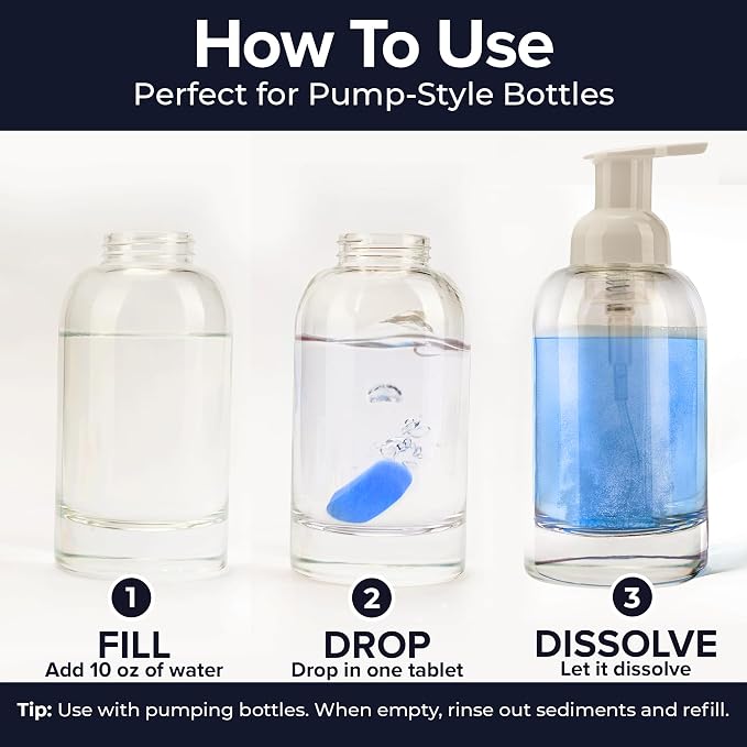 Foaming Hand Soap Tablets Refill – Noble Essence Scent - Image 5