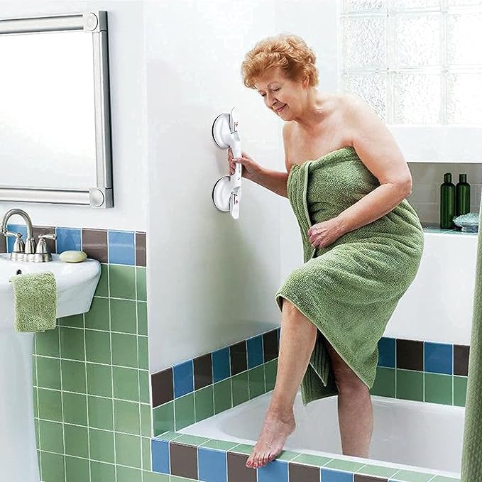 17inch Suction Shower Grab Bar, Portable Shower Handle Bar Suction Grip Bar - Image 8