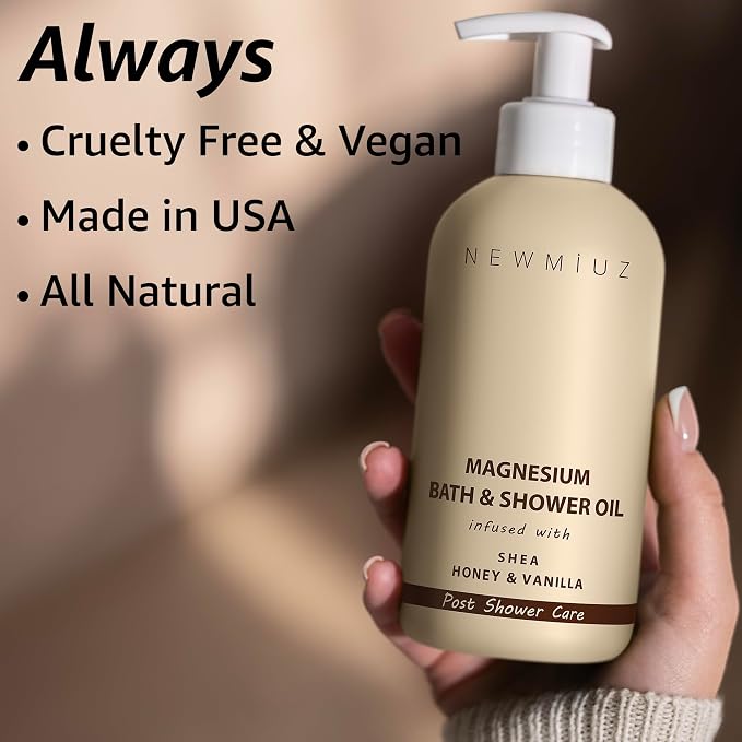 New Miuz Magnesium InShower Body Conditioner Soft Skin Post Shower Care - Image 6