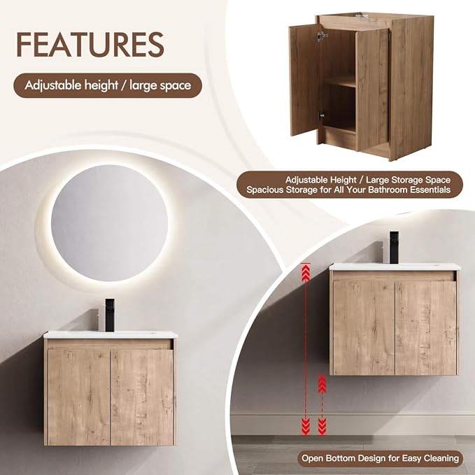 MORVANO 48" Bathroom Vanities Cabinet - Image 6