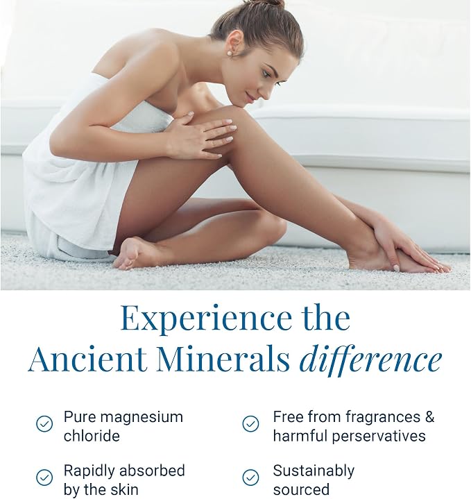 Ancient Minerals Magnesium Oil Refill Bottle, high Concentration Topical - Image 4