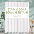 AmazerBath Long Shower Curtain Liner, 72x78 Plastic White Shower Curtain Liner by AmazerBath