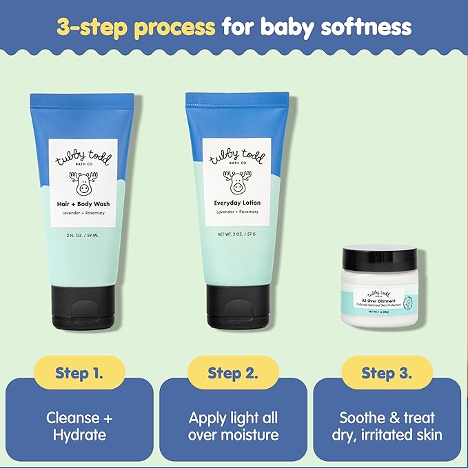 TUBBY TODD 3-Step Baby Bath & Skincare Routine - Image 3