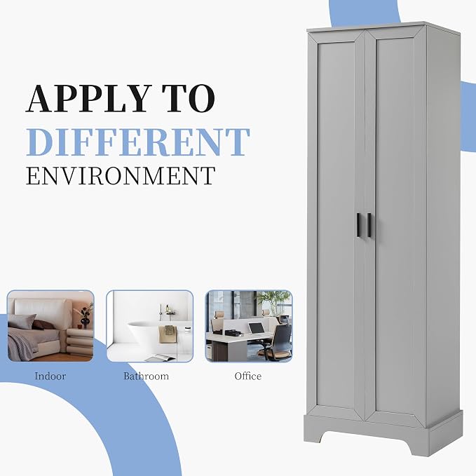 Favfurish 70" Tall Bathroom Storage Cabinet - Image 4