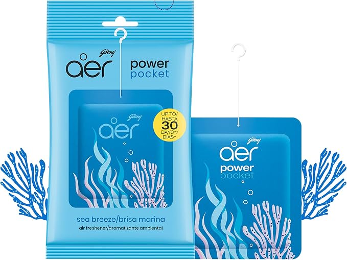 Aer Power Pocket Seabreeze 1pk by Godrej+aer