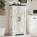 ACCOHOHO 47" Kitchen Pantry, Farmhouse Storage Cabinet by ACCOHOHO