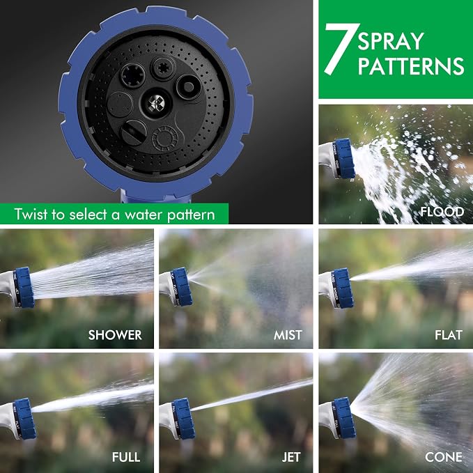 RESTMO Heavy Duty Hose Nozzle, Metal Garden Water Hose Sprayer - Image 4