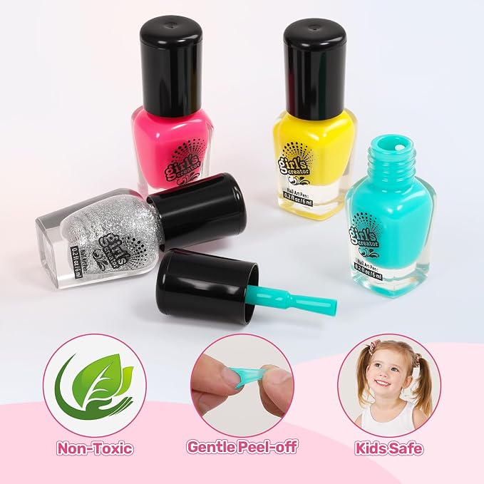 Kids Foot Spa & Nail Art Kit for Kids 4-12 – All-in-1 Foot Spa Set - Image 7