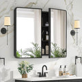 Bathroom Medicine Cabinet with Mirror 24 x 30 Inch, Mirrored Cabinets with by Unknown