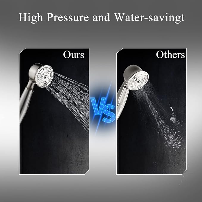 Senlesen Brushed Nickel Bathroom Single Handle Freestanding Bathtub Faucet - Image 7