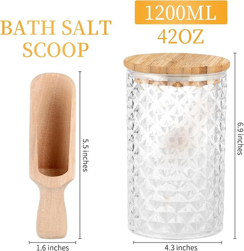 1200ML/42OZ Acrylic Bath Salt Jar - Image 2