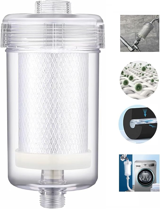 FA10 Washer Water Filter, 1 Micron, 99.5% Removal of Chlorine Odor, Carbon+PP by Unknown