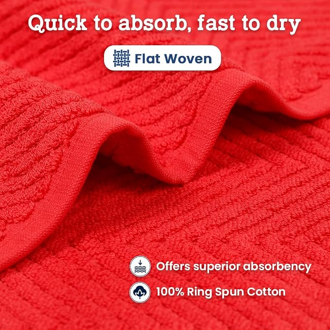 Casa Lino 100% Cotton Bath Mat Set of 2 - Image 5