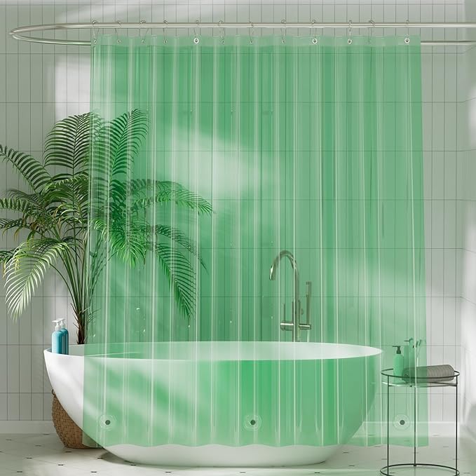 Titanker Shower Curtain Liner, Plastic Shower Liner PEVA 72 x 72 Lightweight by Titanker