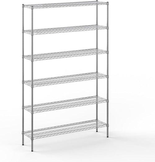 14" Deep x 54" Wide x 86" Height Wire Shelving Kit | 6-Tier | NSF Commercial by Regal+Altair