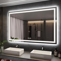 ISKM 66'' x 40'' LED Mirror for Bathroom Lighted Vanity Mirror for Wall Front by ISKM-IStillKeepMovin