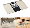 URMONA Waterproof Silicone Under Sink Mat 28'' x 22'' Shelf Liner by URMONA
