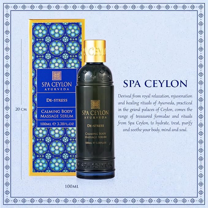 SPA CEYLON DE-Stress Calming Body Massage Serum | Organic and Natural Massage - Image 2