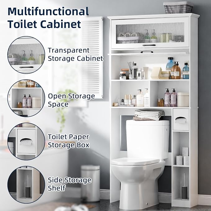 Over The Toilet Storage Cabinet - Image 6