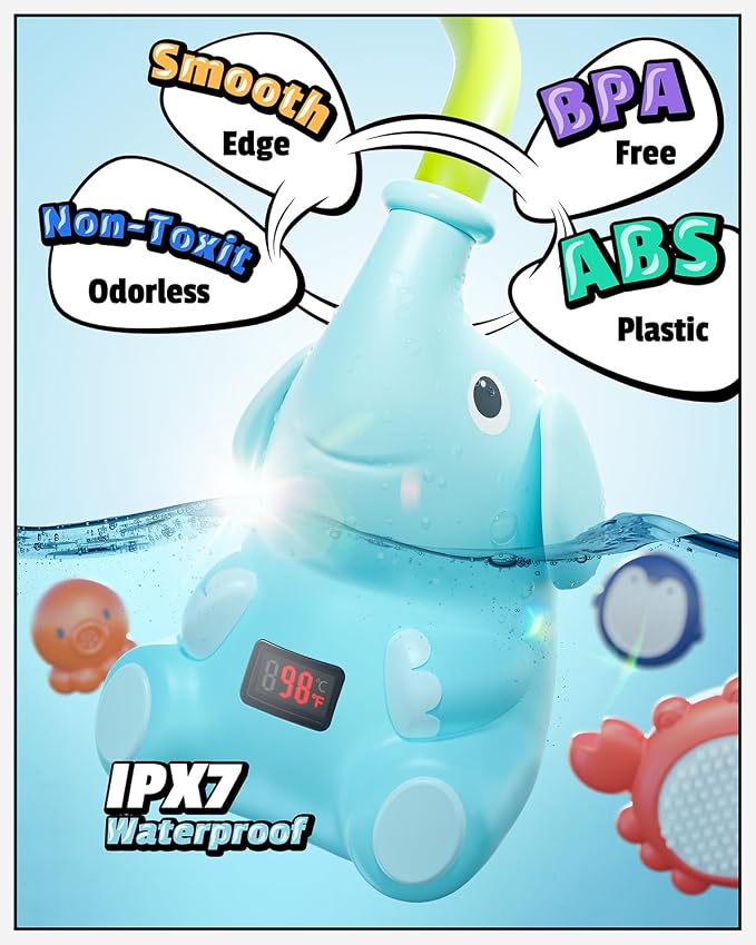HEMRLY Baby Bath Toys, LED Water Temperature Display, Bath Toys - Image 5