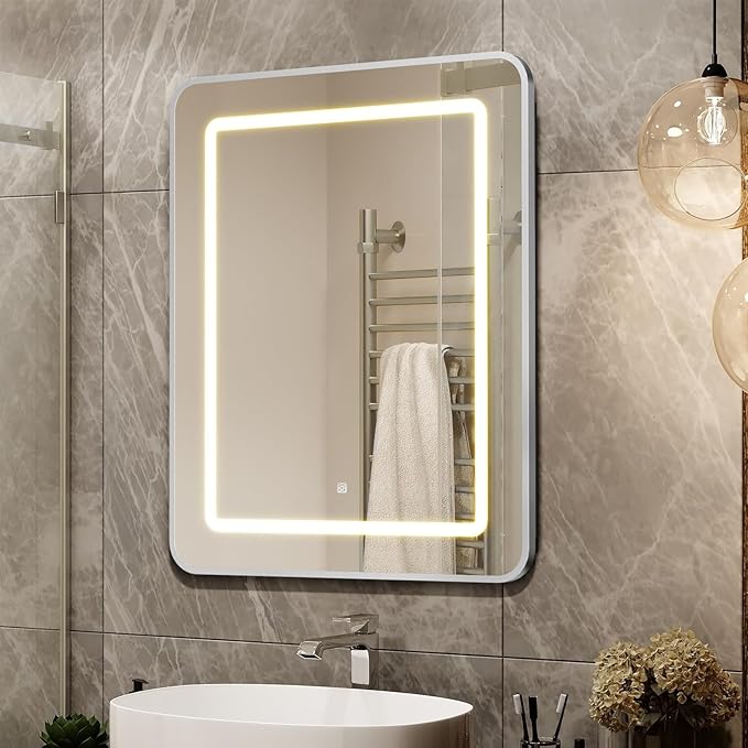 APRILSOUL 20X30 Inch Silver Bathroom Medicine Cabinet by Unknown