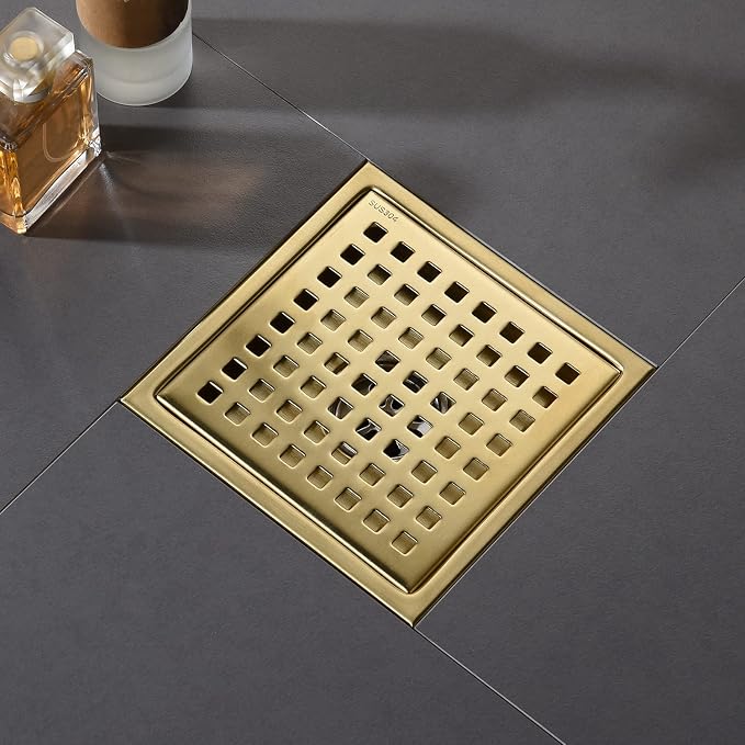 6 Inch Shower Drain Black Matte - Image 8