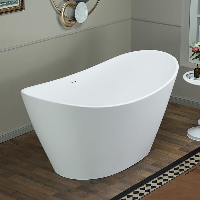 WOODBRIDGE 59 in. x 29.13 in. Stone Resin Luxury Contemporary Solid Surface - Image 5