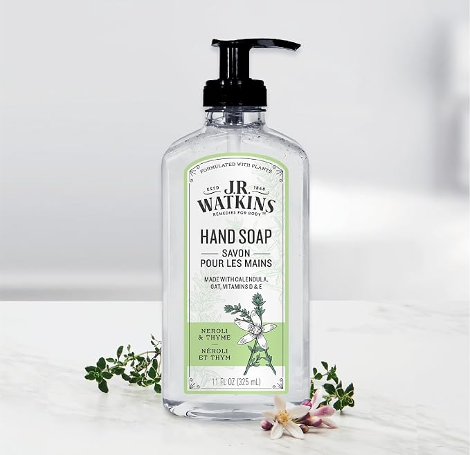 J.R. Watkins Gel Hand Soap, 3 Pack of 11 Fl Oz, Neroli & Thyme - Image 6