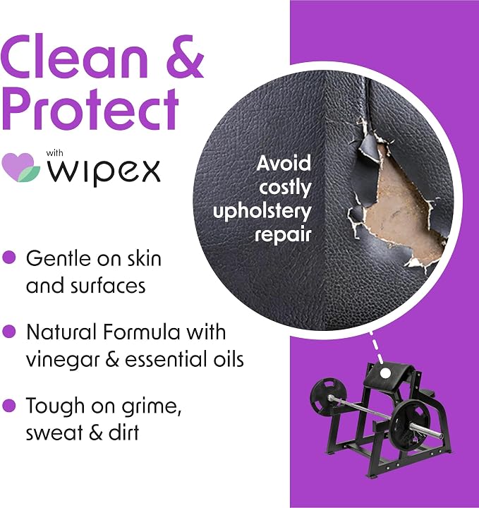 Wipex Gym Wipes Bucket Refill – Plant-based Fitness Equipment Wipes, Lavender - Image 9