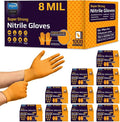 Inspire HEAVY DUTY ORIGINAL Stretch Nitrile Black Gloves Disposable Latex Free by Inspire
