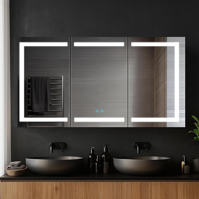 Blossom 60-Inch LED Lighted Mirror Medicine Cabinet by BLOSSOMKitchenBath