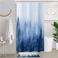 ORTIGIA 36x72 Misty Forest Stall Shower Curtain by ORTIGIA