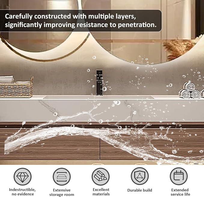 Floating Wood Bathroom Vanity - Image 5