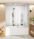 Bathbliss Glass Shower Door 56"-60" Wx60 H, Frameless Sliding Glass Door by Unknown