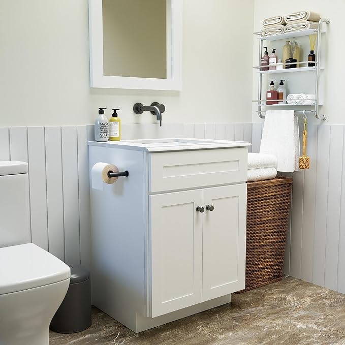 KitchenMan Bathroom Vanity Without Sink and Top 24 Inch Unassembled Bathroom by KitchenManLiving