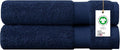 Delara 100% Organic Cotton Towels 650 GSM Plush Feather Touch Quick Dry Bath by Delara