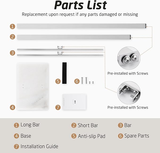 KES Standing Towel Racks for Bathroom 2-Tier, Floor Towel Rack Stand - Image 9