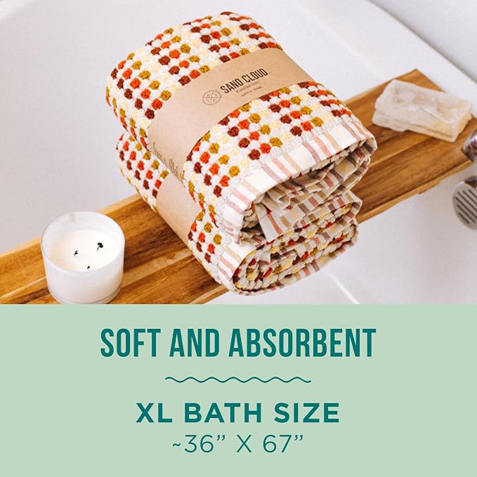 Sand Cloud Turkish Bath Towels for Bathroom - Image 3