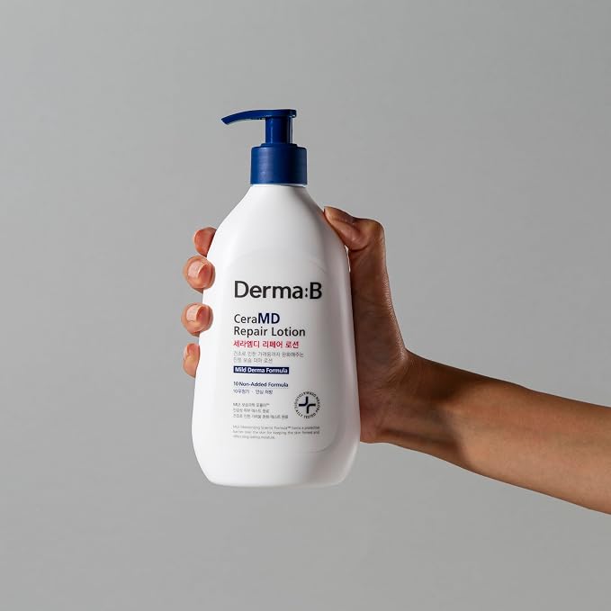 Derma B CeraMD Repair Lotion, Unscented Ceramide Panthenol Body Moisturizer - Image 7