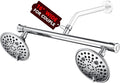 sumerain Luxurious 6" High Pressure Dual Shower Head Combo by SUMERAINFAUCETS