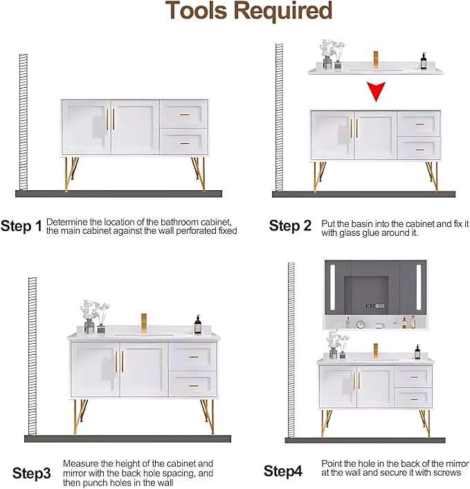 Modern 68" Bathroom Vanity - Image 7