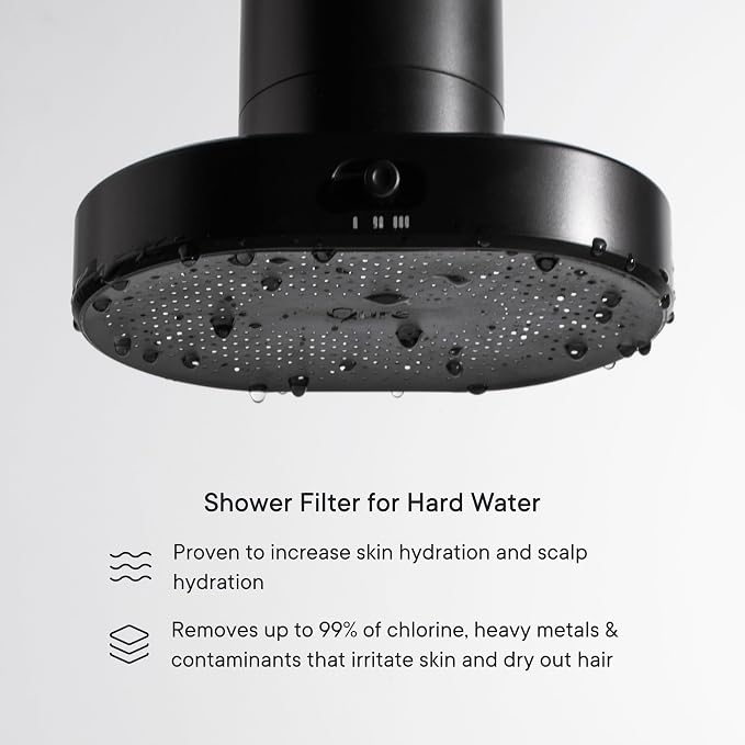 Qure Shower Filter Head for Hard Water, healthier Hair, Skin & Nails, High - Image 3