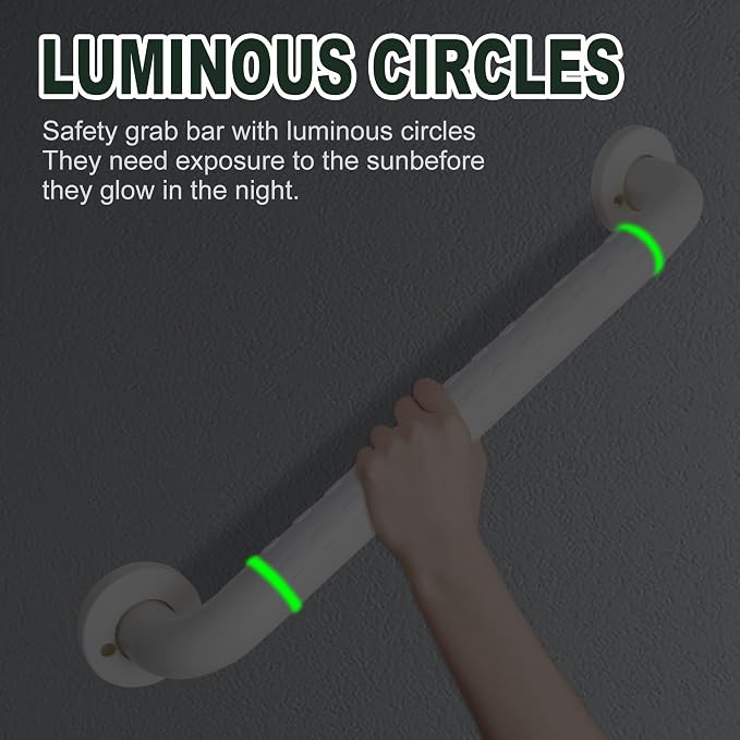 Non-Slip handrails, Stainless Steel Shower Safety Handles, Suitable - Image 4
